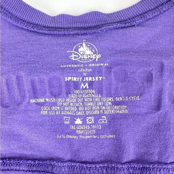 Disney Tails, WDW Spirit Jersey for Dog/Pup, Purple/Sparkle, Size Medium - Picture 9 of 9